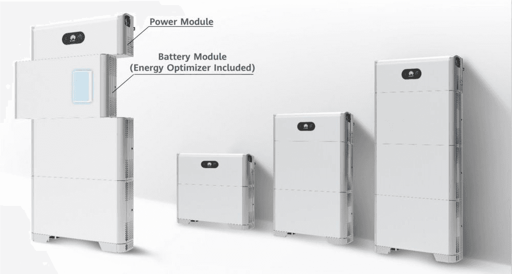 Module de stocare Huawei LUNA2000, configurații de la un modul la stivă completă cu Power Module